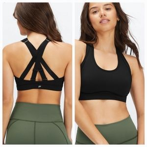 Fabletics Belle High Impact Sports Bra in Black, Women's Size XS